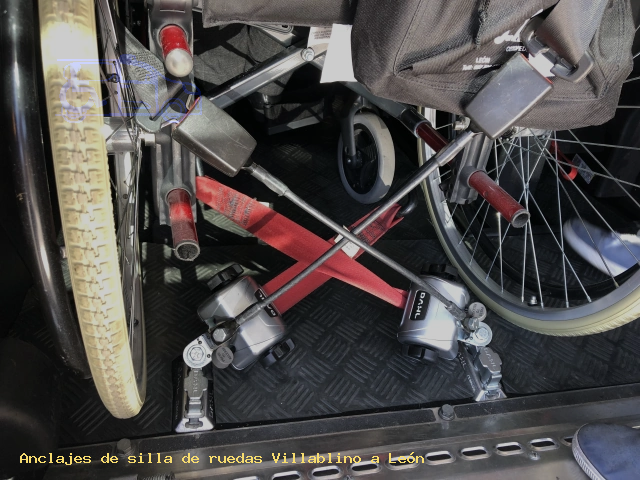 Anclajes de silla de ruedas Villablino a León